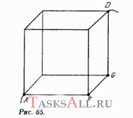 Чему равно эквивалентное сопротивление кубика, сделанного из проволоки (рис. 85), если его подключить к источнику питания в точках: а) A и D; б) A и F; в) A и G. Сопротивление ребер кубика r.
