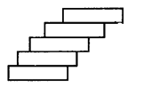 Пять кирпичей длиной l кладут без раствора один на другой так, что каждый кирпич выступает над нижележащим (см. рисунок). На какое наибольшее расстояние правый край самого верхнего кирпича может выступать над правым краем самого нижнего кирпича?
